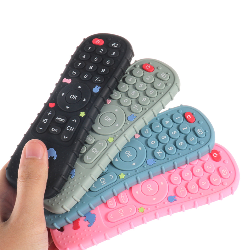 Baby Products Expo - 1PC Silicone Baby Toys TV Remote