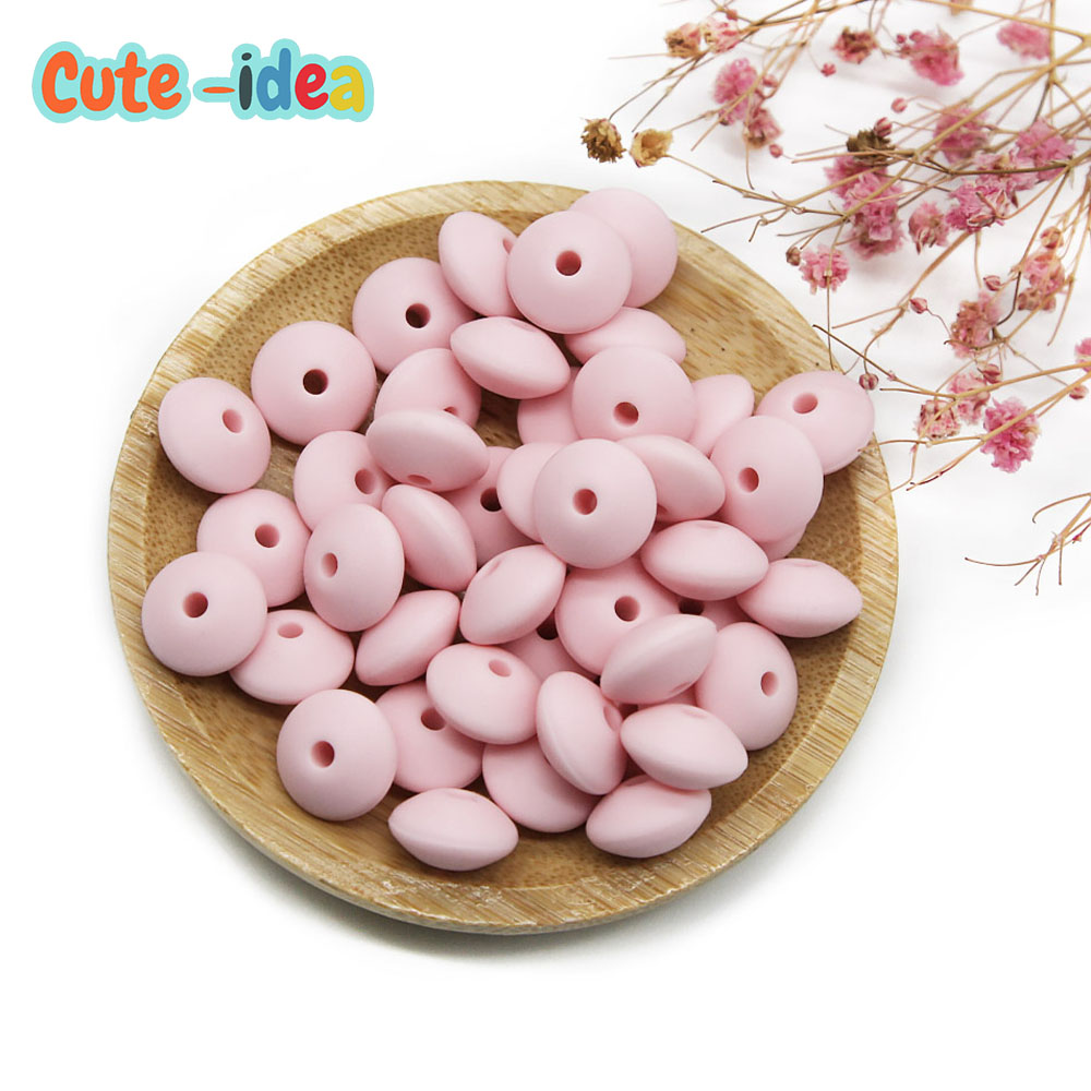 Baby Products Expo - Cute-idea Baby Silicone Lentils Beads 100Pcs