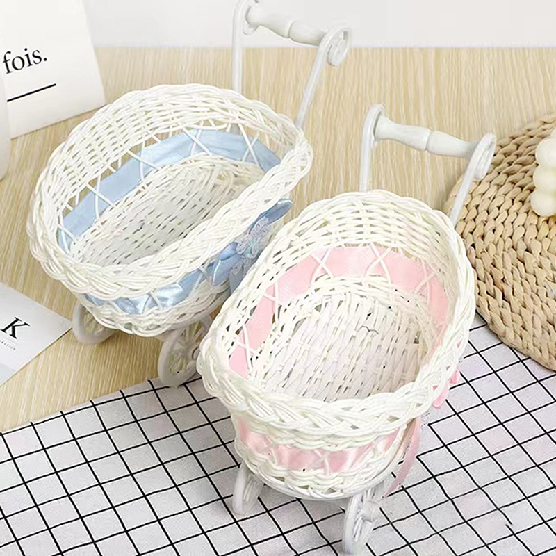 Baby Products Basket - 1Pcs Basket Baby Cart Stroller Woven