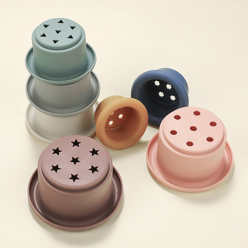 Baby Silicone Hourglass Stacki - Baby Products For Bathing ulasan dan harga