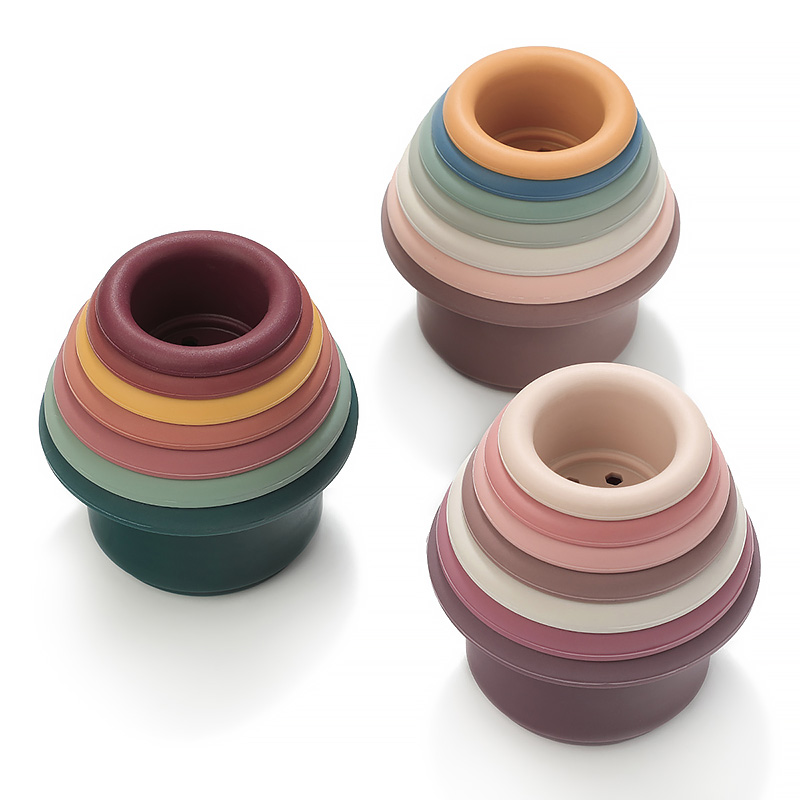Baby Silicone Hourglass Stacki - Baby Products For Bathing ulasan dan harga