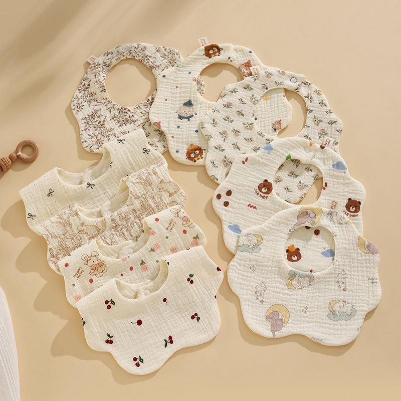 ✰✪1PC Baby Bibs Cotton Newborn - Baby Products Dropshipping ulasan dan harga
