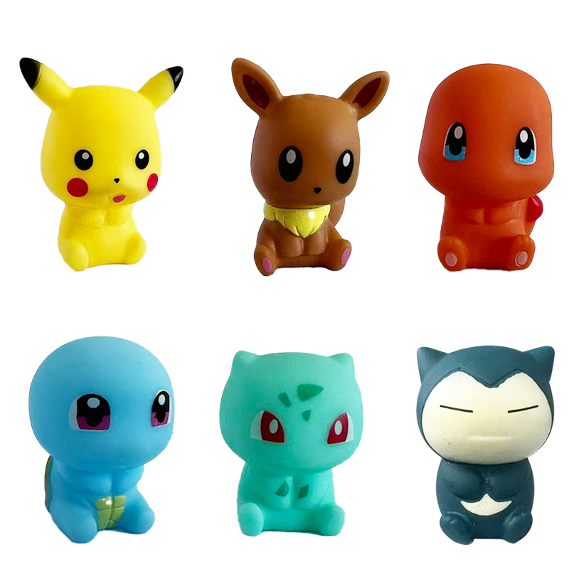 6Pcs Pokemon Bath Toys Pikachu - Baby Products For Bathing ulasan dan harga