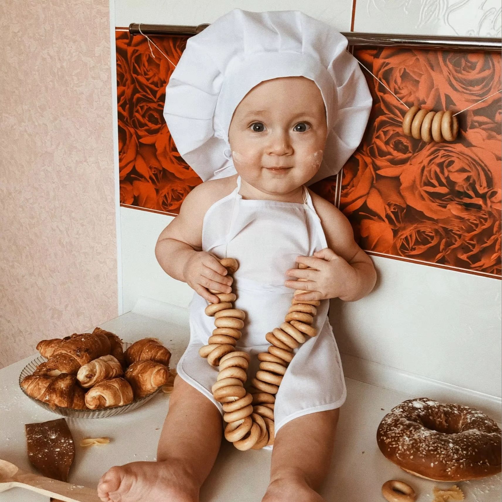 Newborn Baby Chef Costume Phot - Baby Products Expo ulasan dan harga