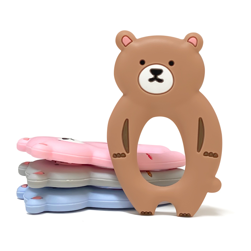 1pcs Silicone Bear Teether Rod - Baby Products Expo ulasan dan harga