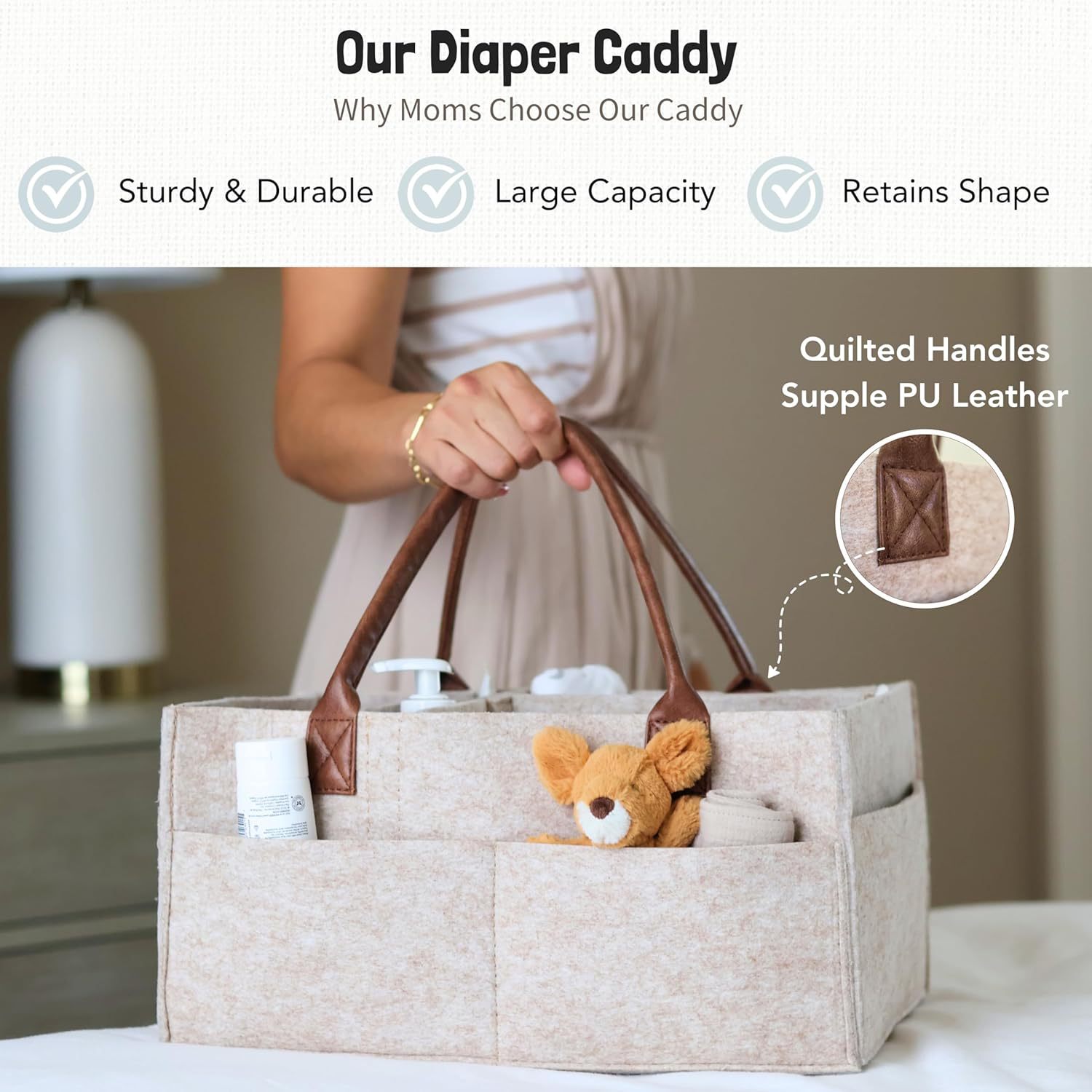 Baby Felt Storage Nursery Orga - Baby Products Basket ulasan dan harga