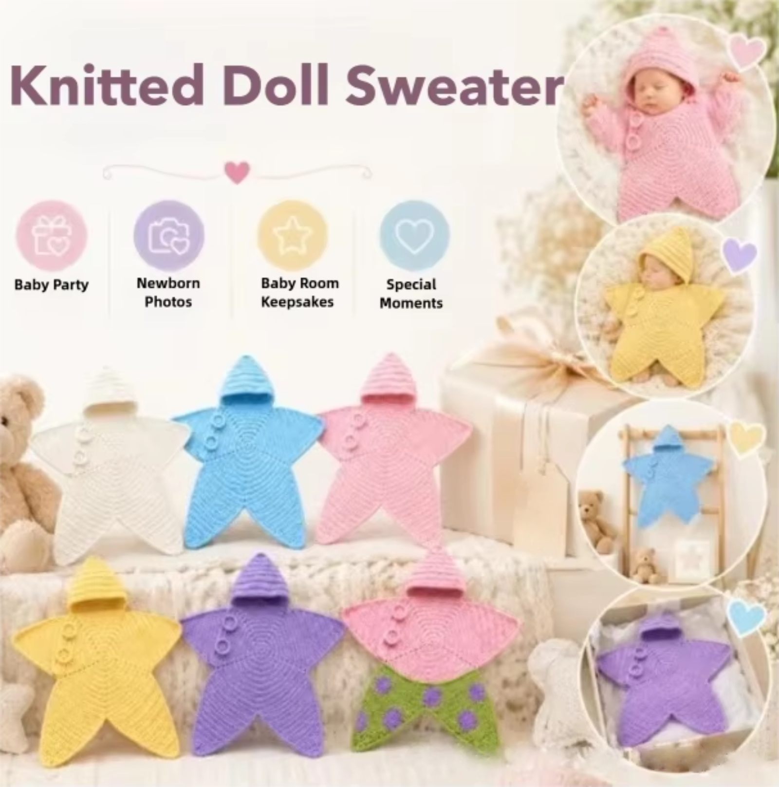 Baby Swaddle Blanket Knitted S - Baby Sleep Sack ulasan dan harga