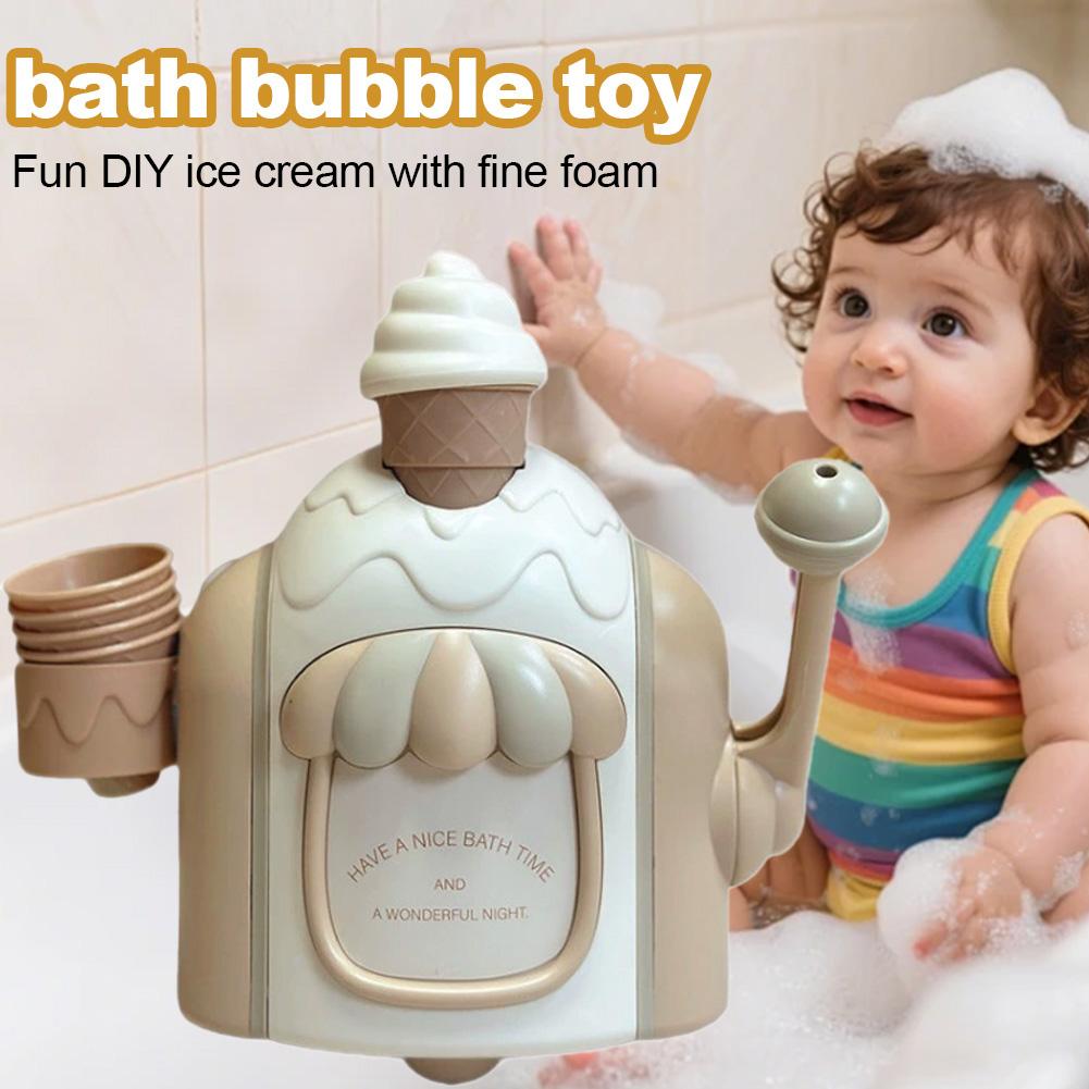 Ice Cream Bubble Machine Child - Baby Products For Bathing ulasan dan harga