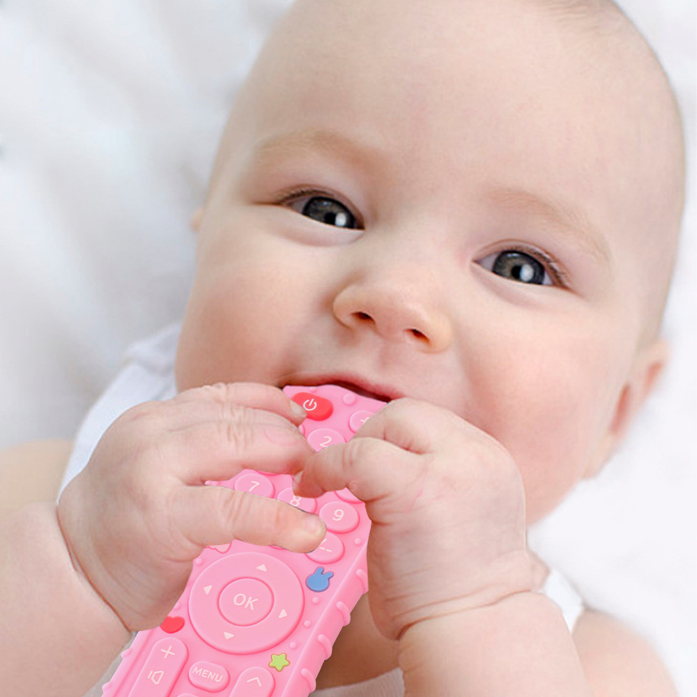 1PC Silicone Baby Toys TV Remo - Baby Products Expo ulasan dan harga