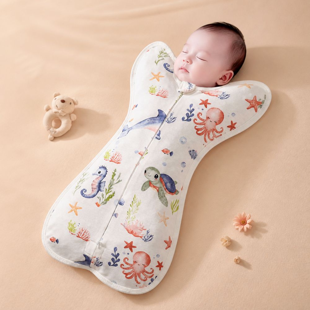 Cotton Baby Swaddle Blanket Zi - Baby Sleep Sack ulasan dan harga